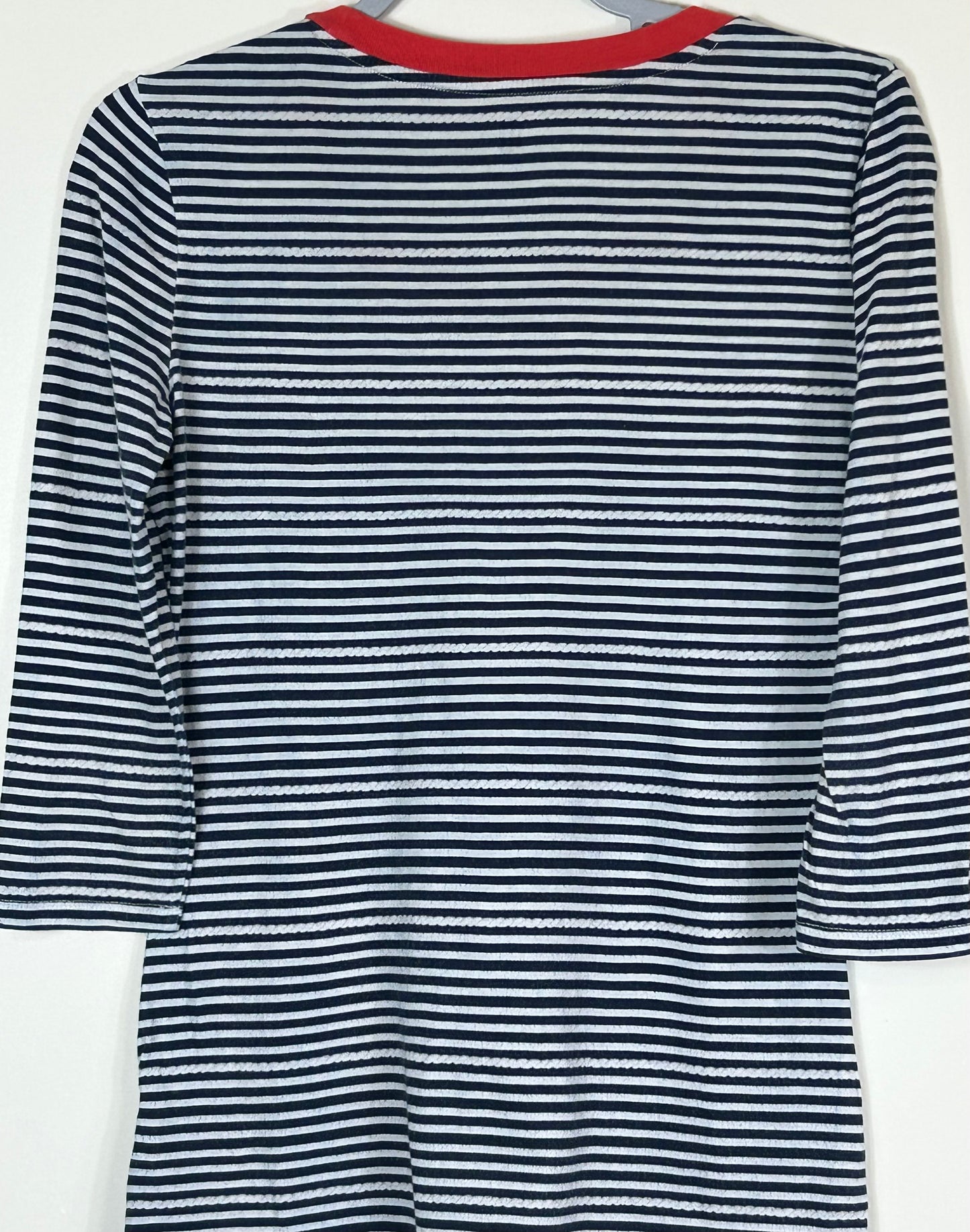 Navy & White Striped Tommy Hilfiger Top