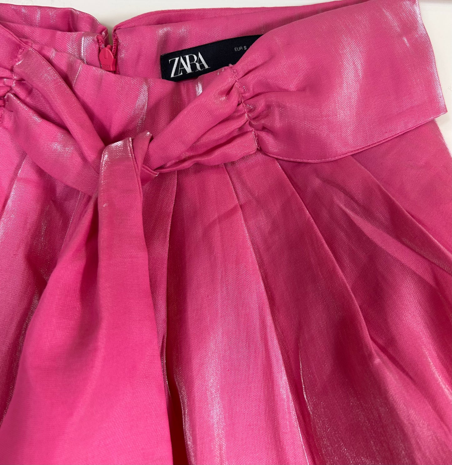 Cerise Pink. ZARA Mini Skirt