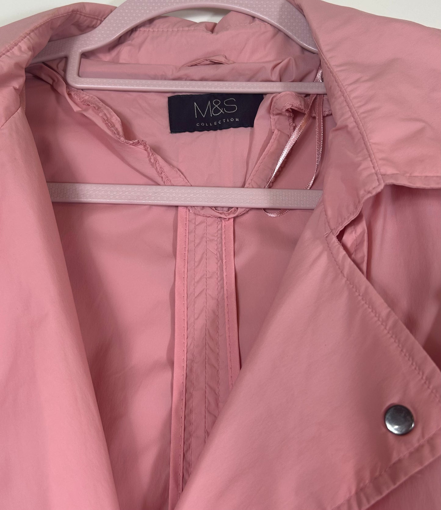 Pink M&S Shower Proof Raincoat