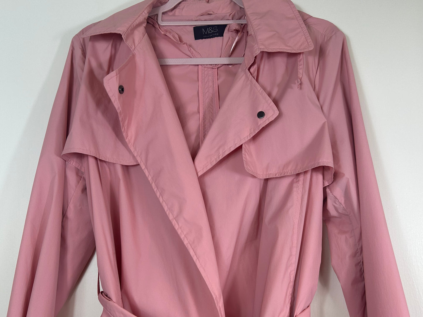 Pink M&S Shower Proof Raincoat