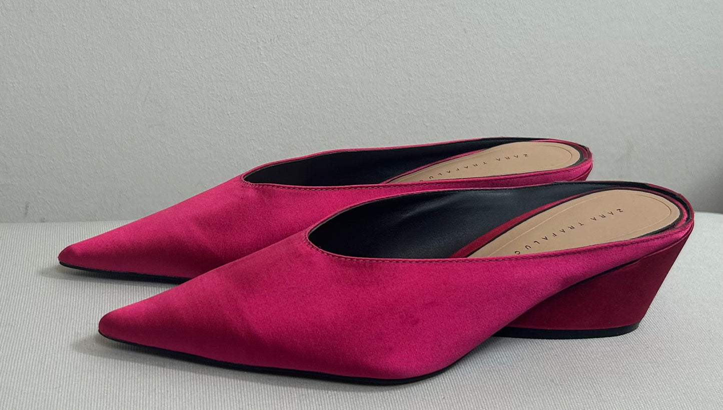 Cerise Pink ZARA Mules