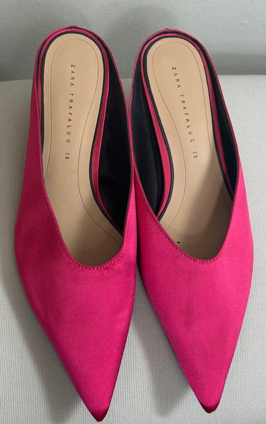 Cerise Pink ZARA Mules