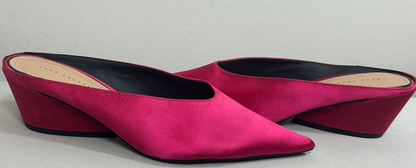 Cerise Pink ZARA Mules