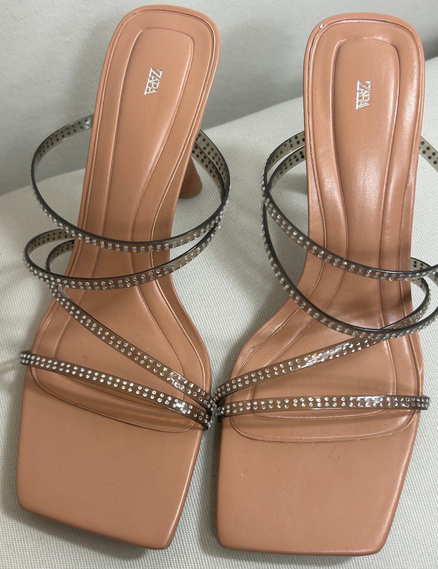 Diamanté ZARA Strappy Sandals
