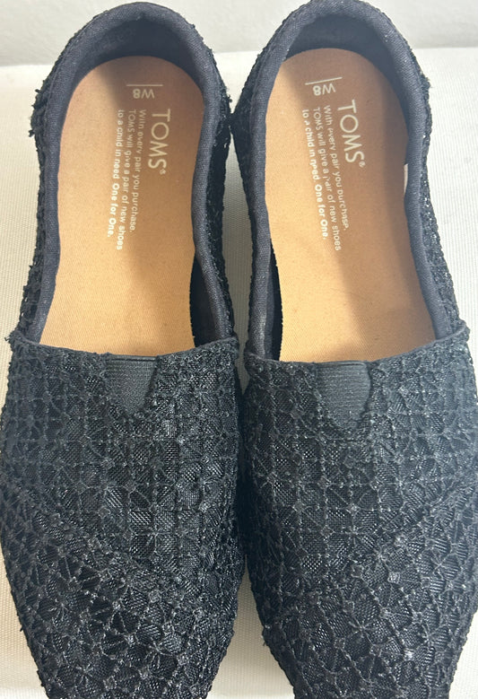 Black TOMS Ladies Shoes