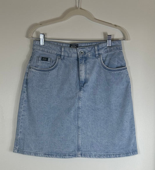 Pale Blue Denim VINTAGE  SUPERDRY Skirt